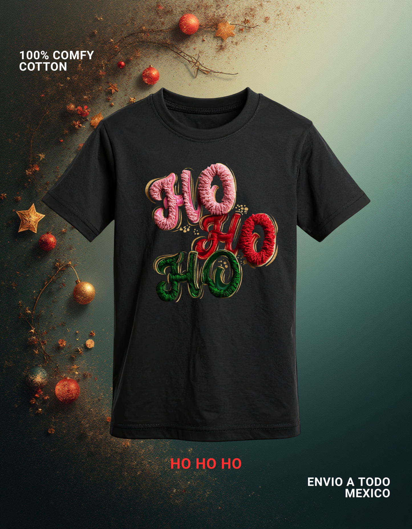 PLAYERA HO HO HO