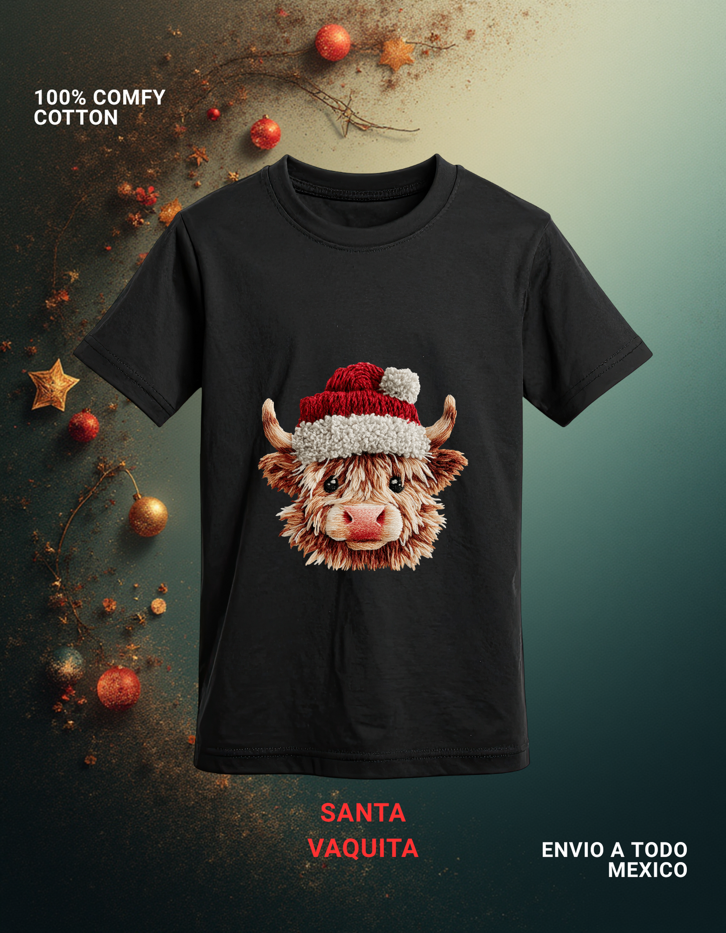 PLAYERA SANTA VAQUITA