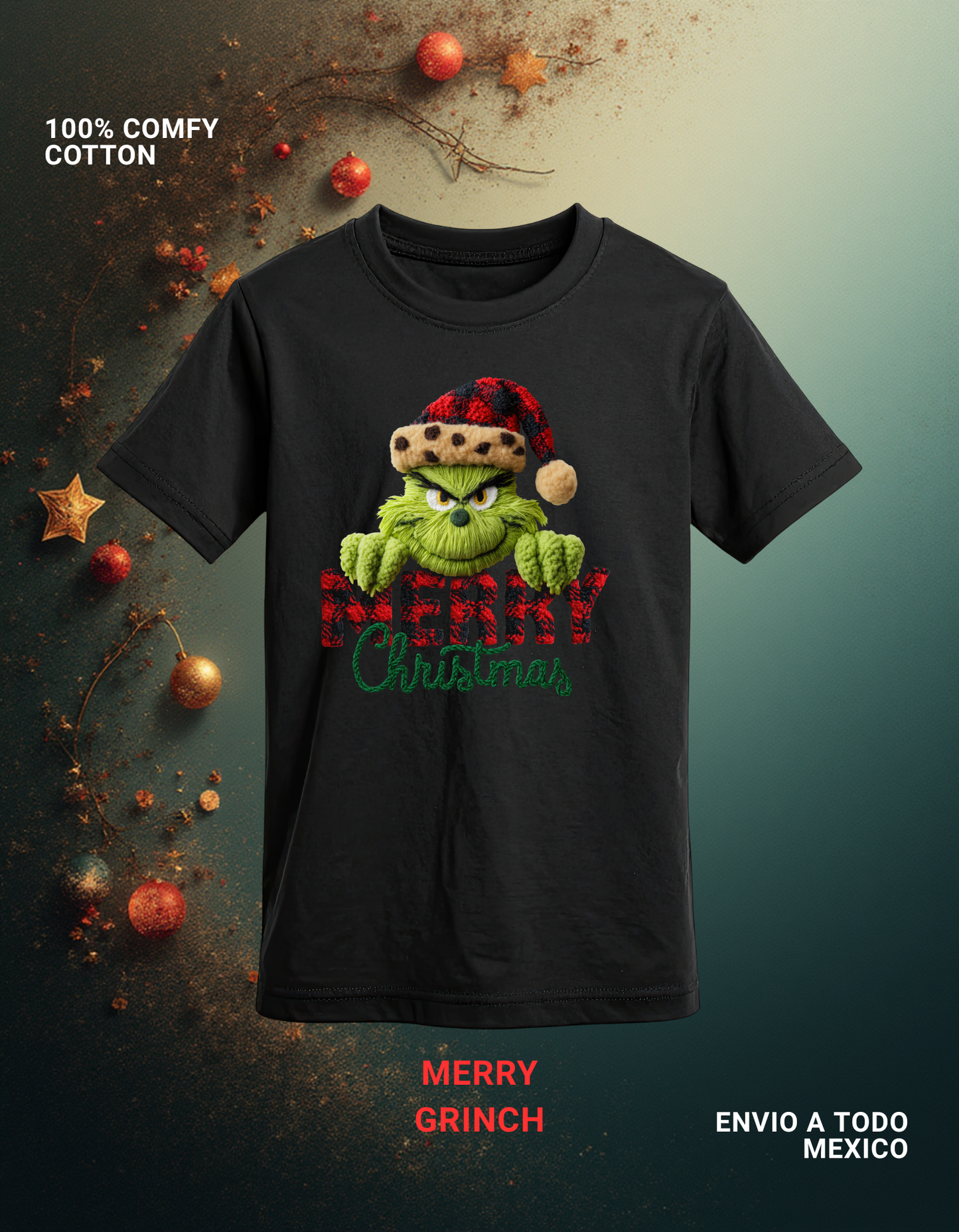 PLAYERA MERRY GRINCH