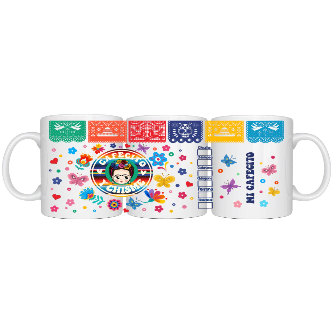 Sticker Cafecito y Chisme UV 104