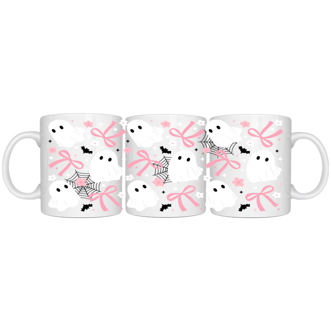 Sticker Fantasmitas con Moño UV 93