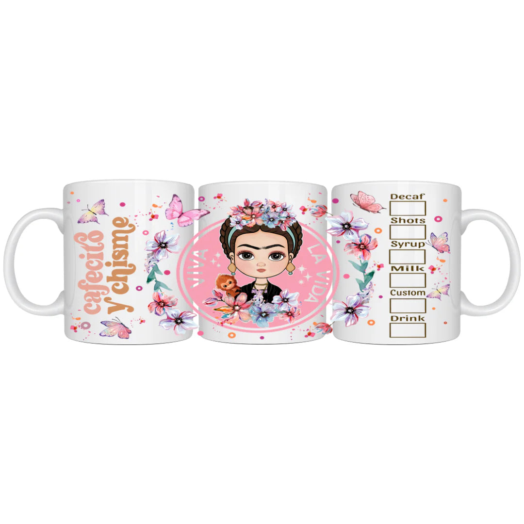 Sticker Frida Rosa UV 108