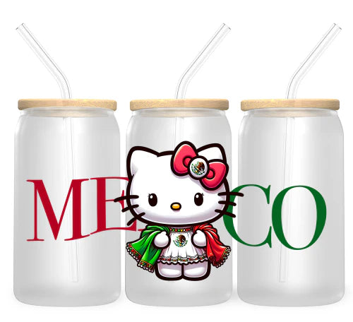 Sticker Kitty México UV 407