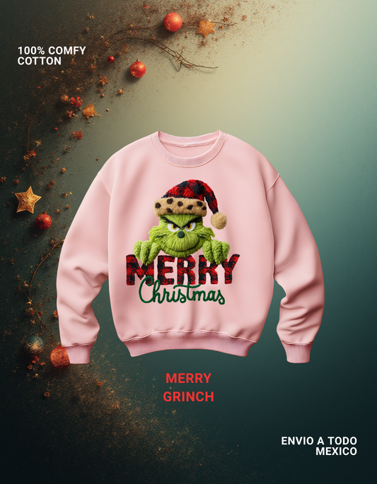 SUDADERA MERRY GRINCH