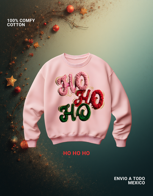SUDADERA HO HO HO