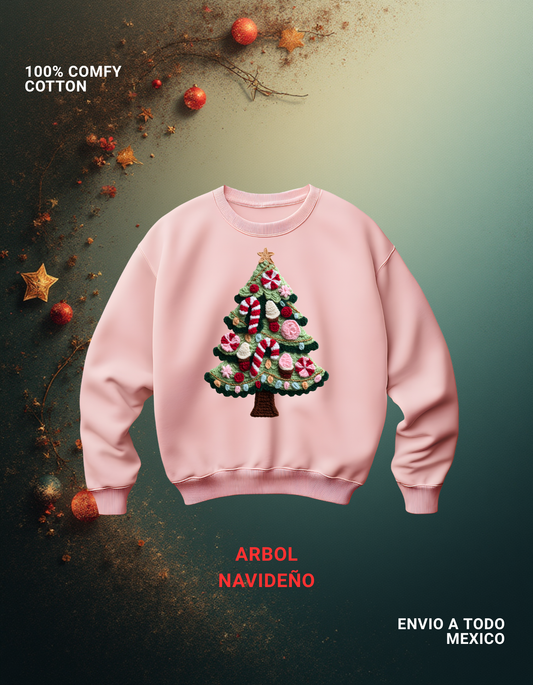 SUDADERA ARBOL NAVIDEÑO