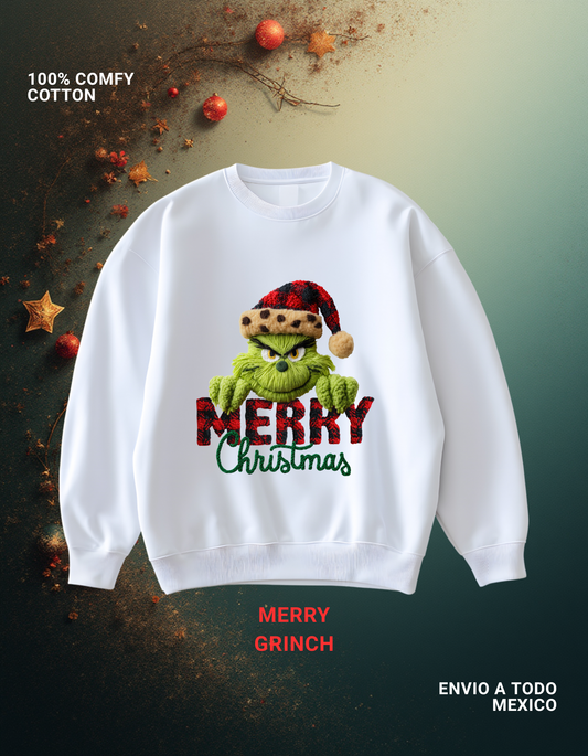 SUDADERA MERRY GRINCH