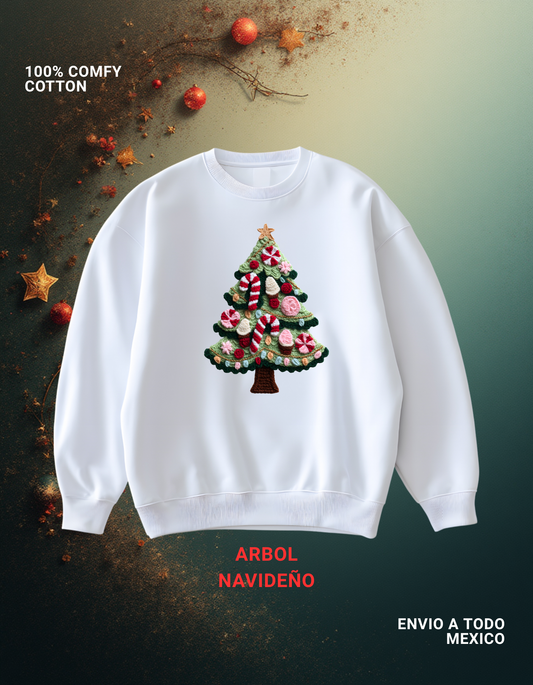 SUDADERA ARBOL NAVIDEÑO