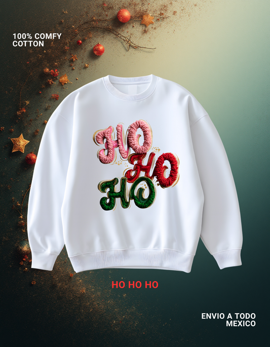 SUDADERA HO HO HO