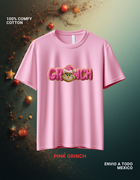 PLAYERA PINK GRINCH