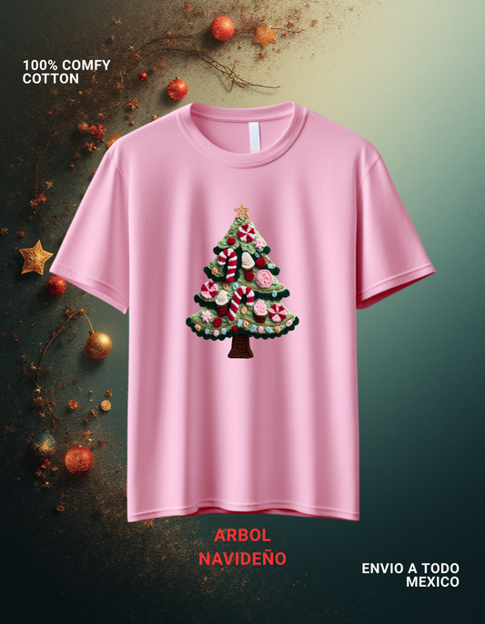 PLAYERA ARBOL NAVIDEÑO