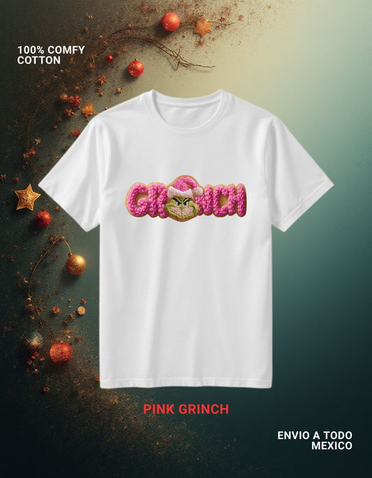 PLAYERA PINK GRINCH