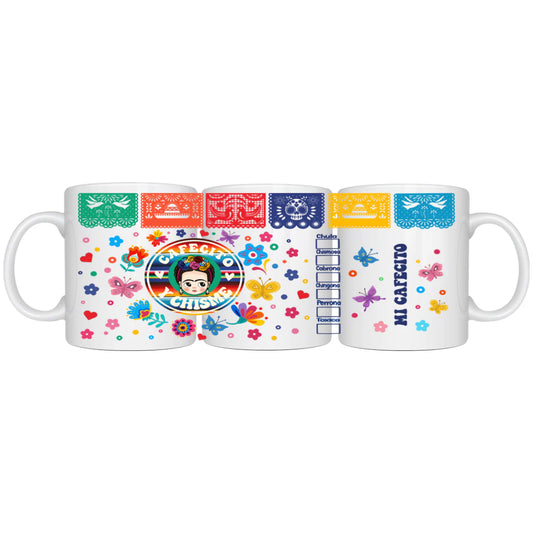 Sticker Cafecito y Chisme UV 104