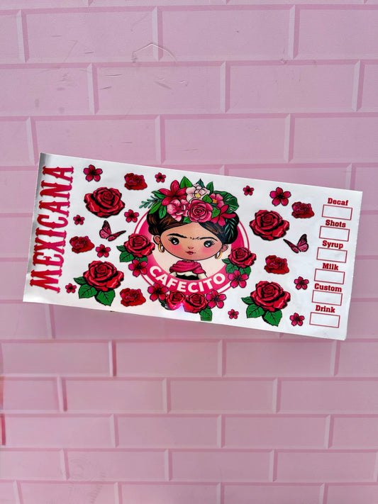 Sticker Frida Mexicana UV 01